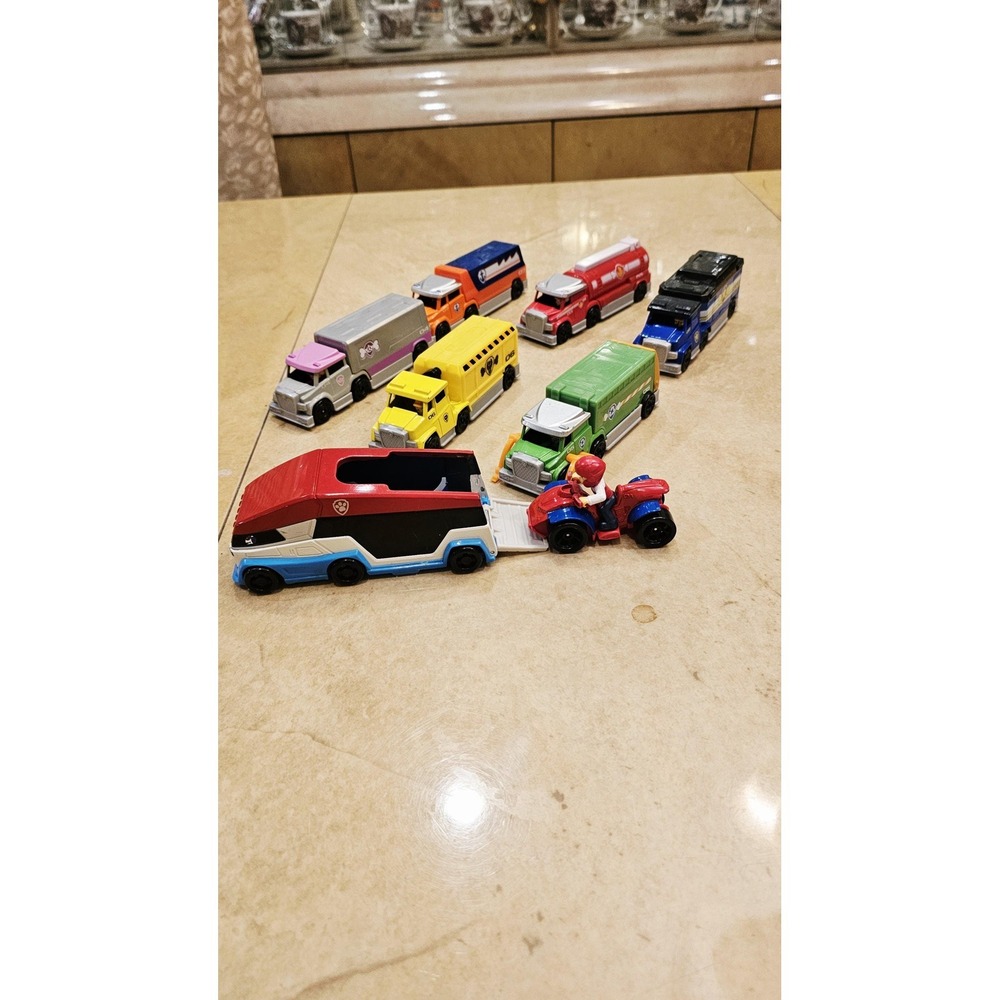 Paw Patrol True Metal lot diecast trucks patroller Ryder mud Skye Marshall Chase